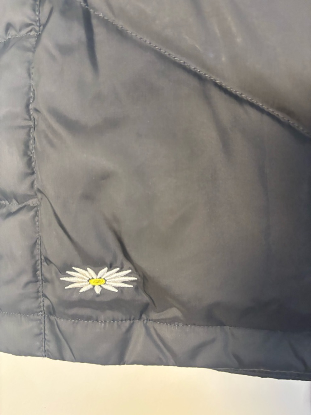 Ski-Doo Black Puffer Mini Skirt - Insulated Winter Style - Picture 2 of 8